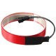 EL гибкая неоновая лента( EL Wire) 13 мм, 1 м, красный, с разъемом для подключения.