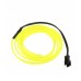 EL провод (Led гибкий неон), 1 м, желтый, 2,3 мм, с разъемом для подключения.