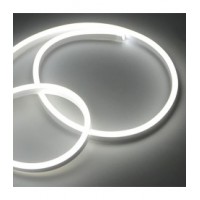 LED гибкий неон, белый (теплый), high lum, 8*16 мм, IP67, в блистерной упаковке (Продажа кратно 5м)
