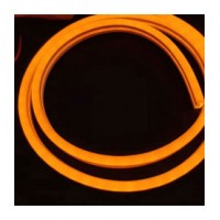LED гибкий неон, желтый, high lum, 8*16 мм, IP67, в блистерной упаковке (Продажа кратно 5м)