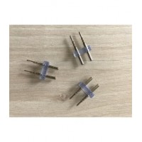 Pin коннектор для круглого гибкого неона, LED неона, 360о, ⌀16, одноцветного