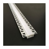 Профиль для гипсокартона 61(20,5)*14*3000мм+молочный акриловый экран 