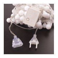 Светодиодная гирлянда "Шарики", 300 шариков, соединяемая, 220 вольт, 30 метров, цвет RGB