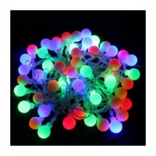 Светодиодная гирлянда "Шарики", 300 шариков, соединяемая, 220 вольт, 30 метров, цвет RGB