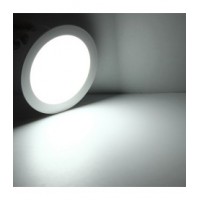 Светодиодный светильник панель-сфера, Ø170 - 12ВТ - 220В алюминиевый корпус ( Теплый белый )