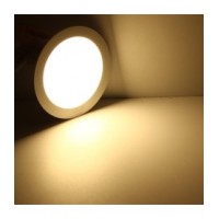 Светодиодный светильник панель-сфера, Ø170 - 12ВТ - 220В алюминиевый корпус ( Теплый белый )