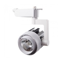 Трековый светильник - Spotlight, однофазный, Модерн, 220 В, 20 Вт, 4500 К, белый